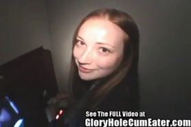 Teen Christine Blowing Total Strangers At A Tampa Gloryhole