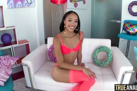 TRUE ANAL Alexis Tae's first anal experience