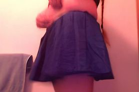 Tight cosplay skirt!
