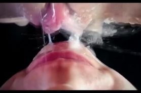 Close up Pussy Clit licking and she pissing in my mouth