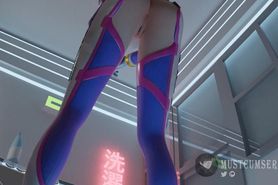 D.va working out (Animation w/ sound)