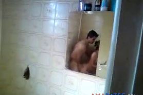 Filmed By Friends Fucking in Shower