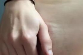 YOUNG SMALL TEEN PLAYS WITH HERSELF