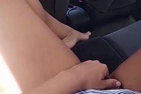 I give my panties to an uber driver and let him touch me a little