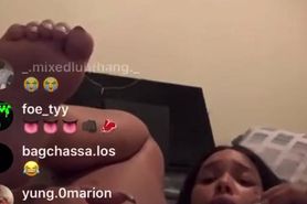 Ebony Maturbating On Instagram Live