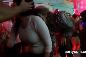 Naughty teenies get fully insane and naked at hardcore party