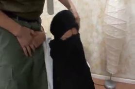Muslim Wife shocked American Yankee Penis dwarfs Small Oriental Arab Dick