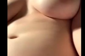 Omegle - Big boobs with vibrator
