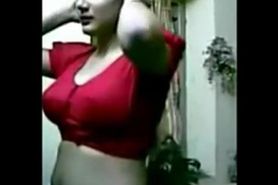 big tit indian girl undressing for cam - homemade