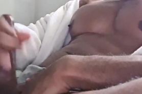 Emotional moaning dick stroking orgasm cum London muscles