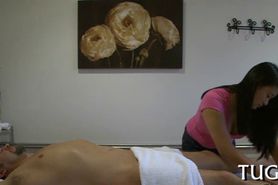 Sex amazes stud during massage
