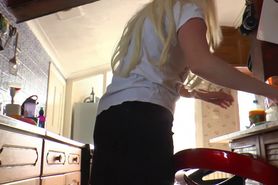 STEP MOM CAUGHT MASTURBATING GETS FUCKED BY STEP SON