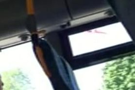 Cum for Blonde Teen on Bus
