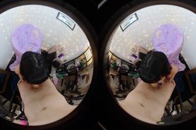 Amateur Teen POV VR with Swallow