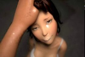 Sexy animated chick is fucked