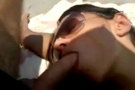 Beach - blowjob and fingering