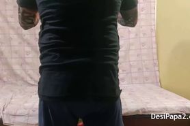 indian desi bhabhi with her husband in risky indoor bedroom sex