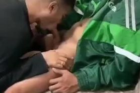 Grab Driver Was Tired and Need A Blowjob