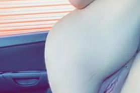 Putting Butt Plug in, While in car in Public