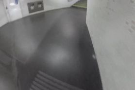 Naughty Escalator Peeing - No Wonder This Subway Smells Like Piss