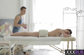 After body massage Russian MILF Emma Piquet got fucked in tight asshole