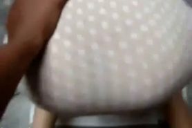 Girlfriend gets fucked from behind and jizzed on