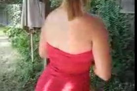 Mal Malloy red dress 2