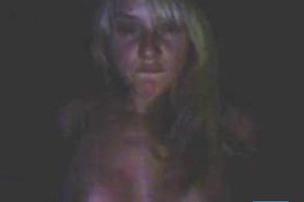 Cute swedish woman masturbates on webcam for boyfriend