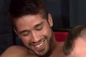 str8 hot Puerto Rican muscle stud gets his start in gay porn.