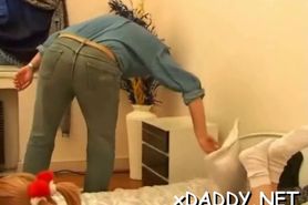 Teen and old man are fucking - video 6