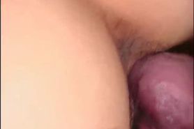 Asian wife stuffed at home