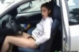 Masturbating In The Car - video 3