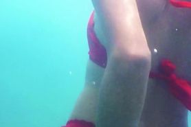 Trying To Screw In Underwater, Swimming Pool - Nepali Girl, Smilyrose
