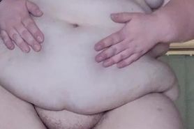 ssbbw belly pussy ass