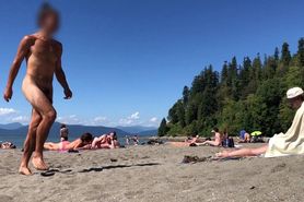 Tiny Cock On Nude Beach - Part 3 - His Balls Are Bigger Than His Penis! Lol Sph Cfnm