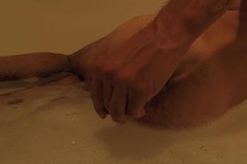first time BUTTPLUG in my ass - instant HANDS FREE ORGASM while humping in bathtub - 4K