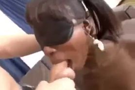 Maya Gets Her First White Cock On Film black ebony cumshots ebony swallow