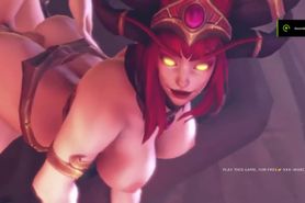 Warcraft Orgy with Alexstrasza 2