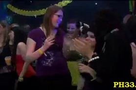 Group sex wild patty at night club - video 45