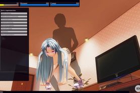 3D HENTAI fucked stepsister in the bedroom