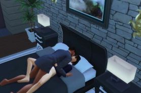 YUURI IS DADDY'S GIRL : FINGERING AFTER SCHOOL IN DADDY BEDROOM, FIRST TIME SEX WITH DADDY (SIMS4)