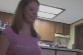 Pretty maid ashley with round natural tits enjoys good fuck