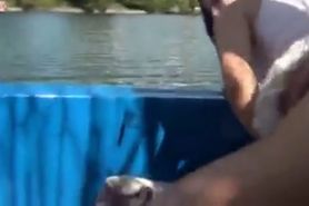 Anal fuck on boat