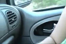 Toying my pussy in my Car