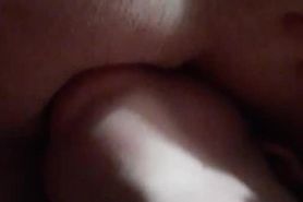 My girlfriend eating my pussy upside down