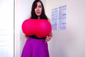 Breast and belly cum inflation