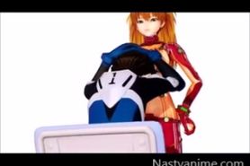 Asuka And Shinji 3D Hentai