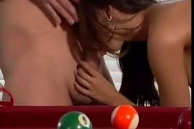 Penny Flame Fucks Her Boxx On Pool Table