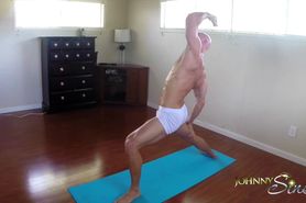 Horny For Yoga, Solo with Johnny Sins
