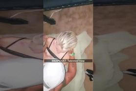 Horny Couple Fucked Rough In The Public Restroom On Snapchat